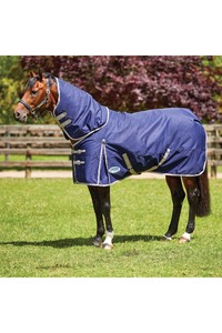 2022 Weatherbeeta Comfitec Essential Detach-A-Neck Medium Rug 10000180 - Navy / Silver / Red